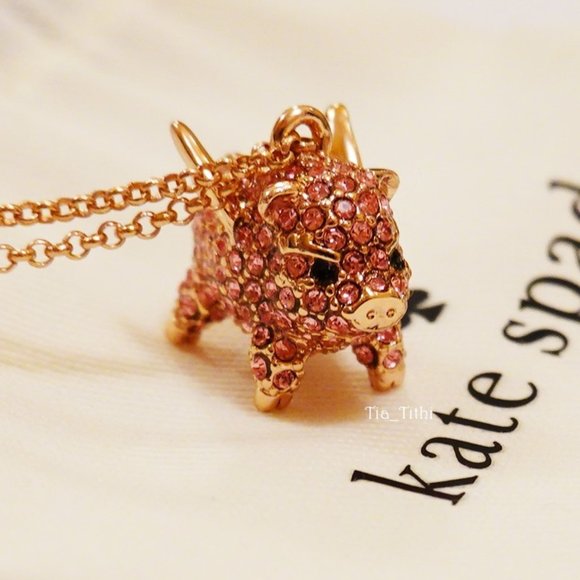Kate Spade Imagination Pig Pendant - Picture 2 of 5